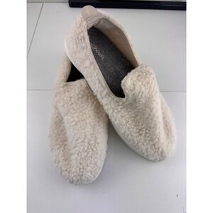 Allbirds Womens Wool Lounger Fluffs Slippers Cream Size 9 Merino Wool